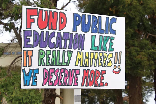 For nine days beginning on April 2, 2018, teachers across the state walked out to protest low pay, overcrowded classrooms and tax cuts that resulted in lower statewide education spending. - BIGSTOCK.COM