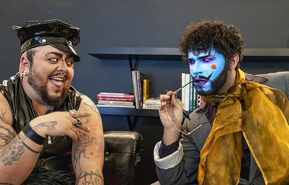 Damian Matrix and Topatío discuss the role drag has played in their lives. - PHILLIP DANNER