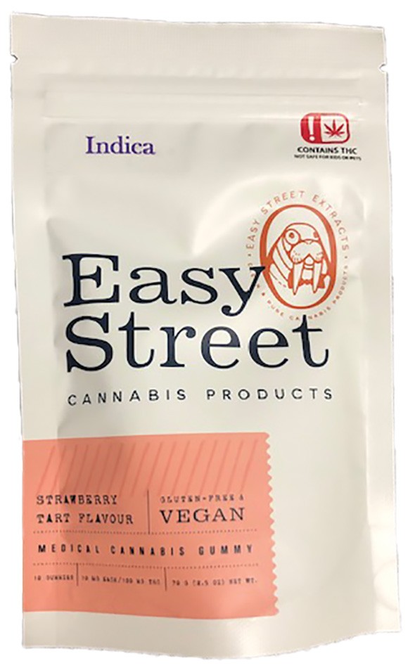 Easy Street indica vegan gummies - PROVIDED