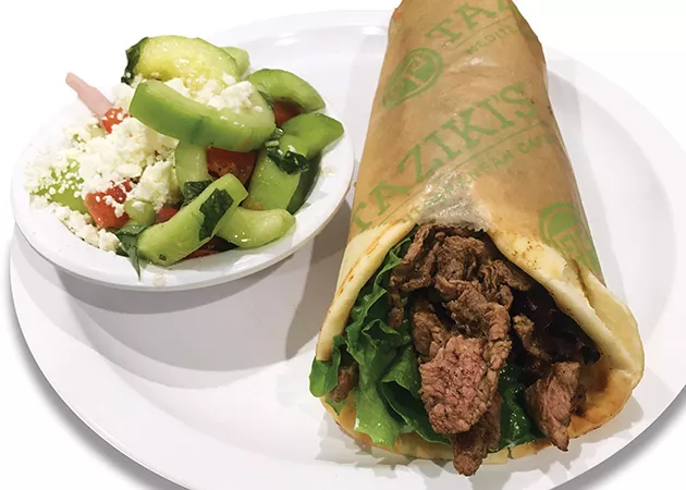 A lamb gyro is made with 100 percent lamb. - JACOB THREADGILL