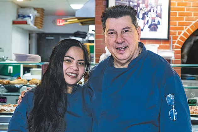 Winsil and Danny Falcone operate New York PIzza & Pasta in Norman. - PHILLIP DANNER
