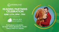 The Reading Partners Celebration will be on June 11 at the Gathering Place under the Reading Tree. Enjoy free ice cream, live music and stories. - Uploaded by TulsaTough