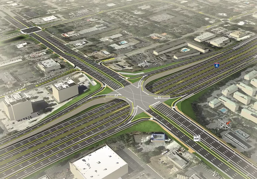 I-4/436 Interchange Rendering