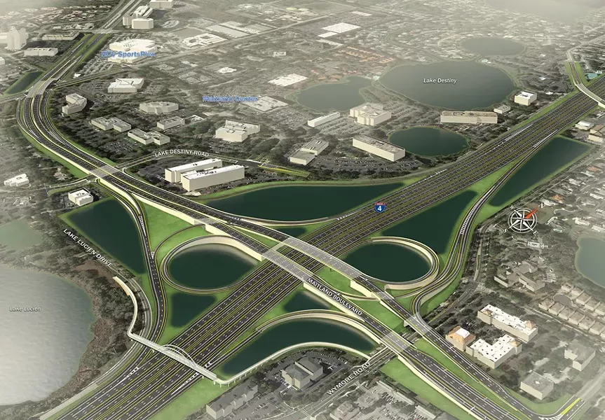 I-4/Maitland Boulevard Interchange Rendering