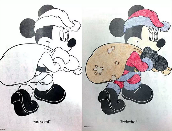 Coloring Book Corruptions What Happens When You Let Adults Loose On A Disney Coloring Book Blogs