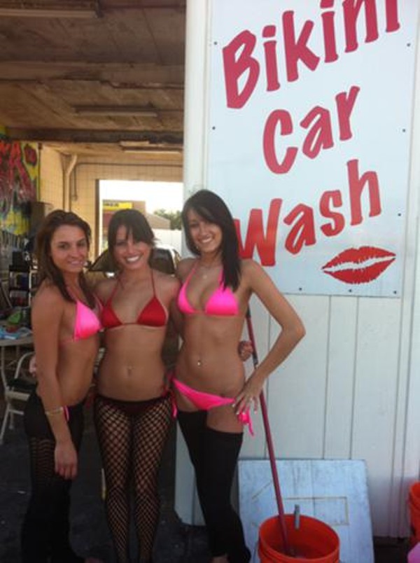 Bikini girl car wash pictures