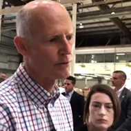 Here's Rick Scott squirming out of a simple question about supporting Robert Mueller's investigation