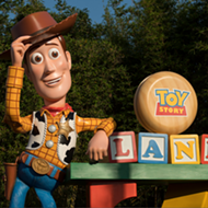 Disney erects giant Woody at Hollywood Studios