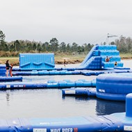 Lake Nona's giant inflatable water obstacle course and adventure park opens this Saturday