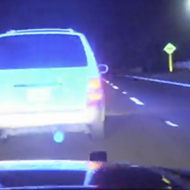 Florida Highway trooper shoots a GPS tracker onto a fleeing car during chase