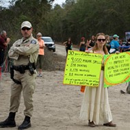 Protesters arrested after climbing inside Sabal Trail pipeline