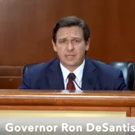 Florida Gov. Ron DeSantis held a roundtable COVID discussion with no public notice and no media allowed