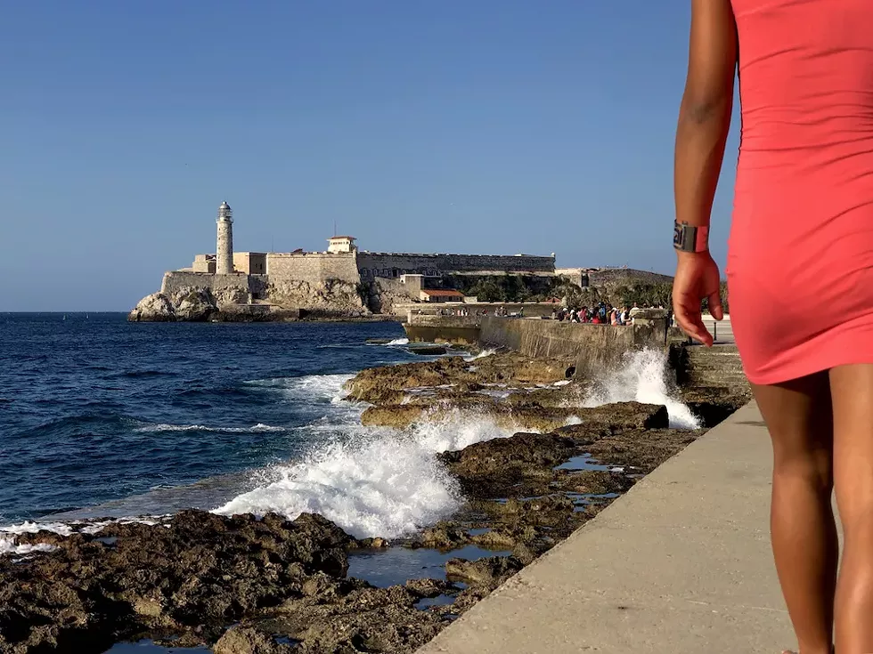 A view of Havana’s seawall, El Malecón, toward El Morro fort - PHOTO BY ROB BARTLETT