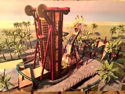 Concept art for Cobra's Curse, the new family coaster coming to Busch Gardens Tampa in 2016. - IMAGE COURTESY BUSCH GARDENS TAMPA