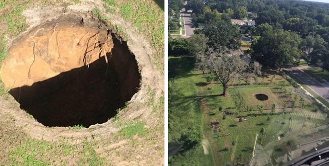 A Massive Florida Sinkhole That Once Swallowed A Man Has