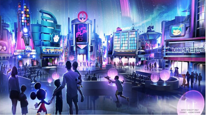 The new Play pavilion proposed for Epcot - CONCEPT ART VIA DISNEY