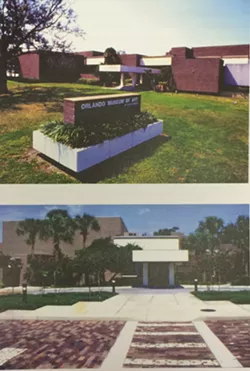 Old photos of the Orlando Museum of Art from their "Forward to 100" vision plan - IMAGES COURTESY ORLANDO MUSEUM OF ART