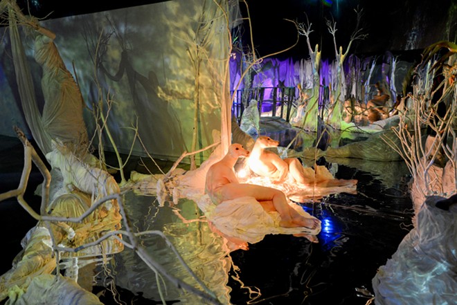 Photo from "The Mirror Stage" installation by Leah Brown at Valencia