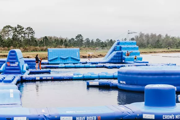 Blog: Lake Nona s giant inflatable water obstacle course and adventure