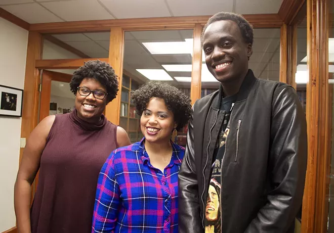 Elliana Dix, Denise Diaz and Jonathan Alingo - PHOTO BY MONIVETTE CORDEIRO