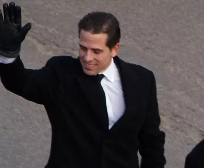 Hunter Biden walked in Barack Obama's 2009 presidential inaugural parade - PHOTO VIA WIKIMEDIA COMMONS
