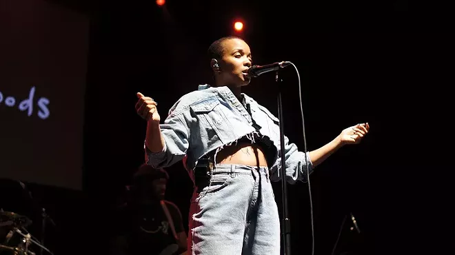 Jamila Woods at the Plaza Live - MICHAEL LOTHROP