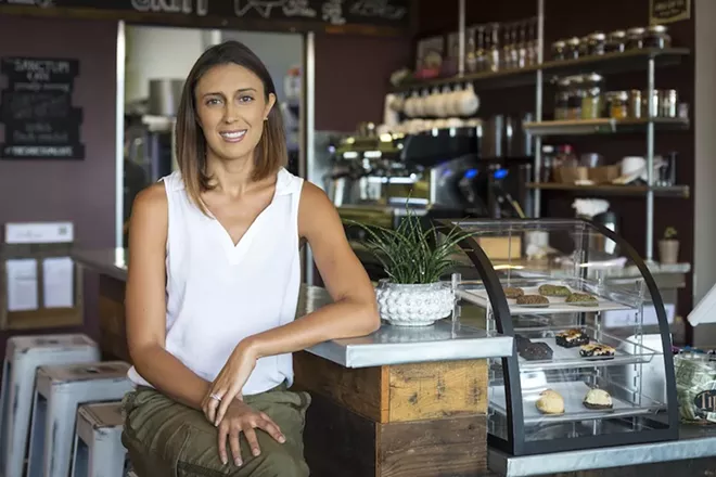 Sanctum Cafe owner Chelsie Savage - PHOTO BY ROB BARTLETT