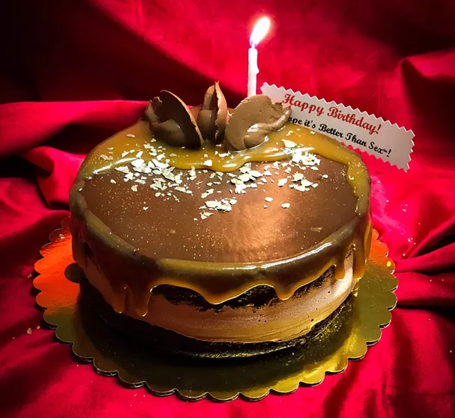 The Man Flowers (chocolate stout cake) - PHOTO COURTESY BETTER THAN SEX