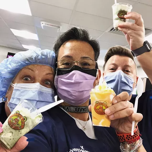Jeremiah's has been sending care packages to area hospitals - PHOTO VIA JEREMIAH'S ITALIAN ICE/FACEBOOK