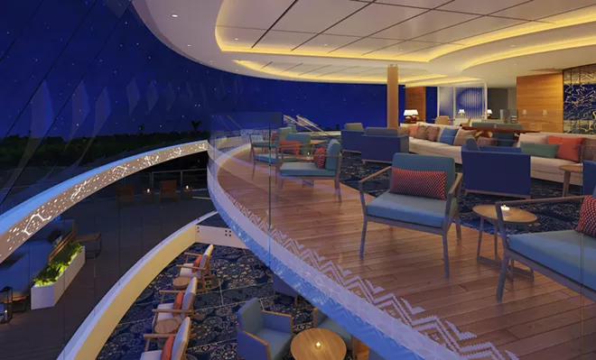 The Explorers' Lounge on the Viking Mississippi - IMAGE VIA VIKING CRUISES