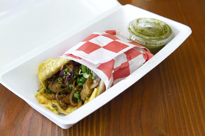 Lamb kathi roll - PHOTO BY ROB BARTLETT