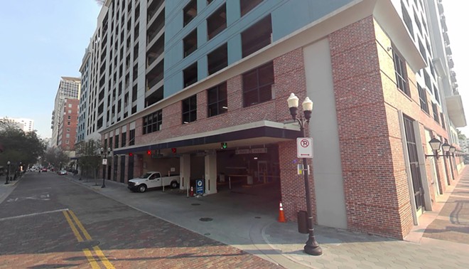 The 55 West Garage, at 60 W. Pine Street, is part of the program. - IMAGE VIA GOOGLE MAPS