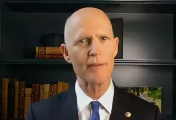 Sen. Rick Scott on Thursday - SCREENSHOT VIA FOX NEWS/YOUTUBE