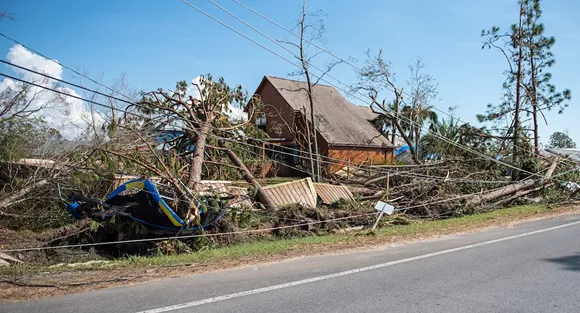 Hurricane Michael devastation in the Florida Panhandle - PHOTO VIA ADOBE STOCK
