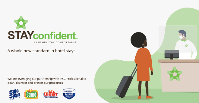 Extended Stay America has partnered with P&G Professional for their STAY Confident program. - IMAGE VIA EXTENDED STAY AMERICA