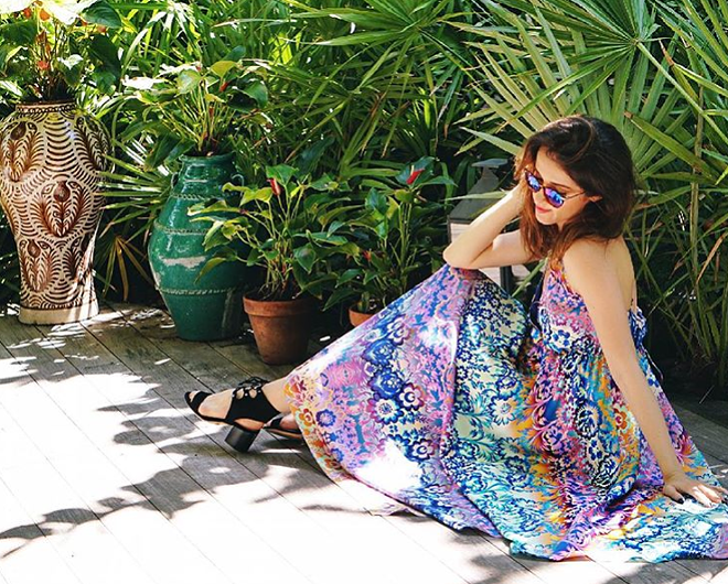 Elma Beganovich at the W Hotel in South Beach. - IMAGE VIA AMRAANDELMA.COM