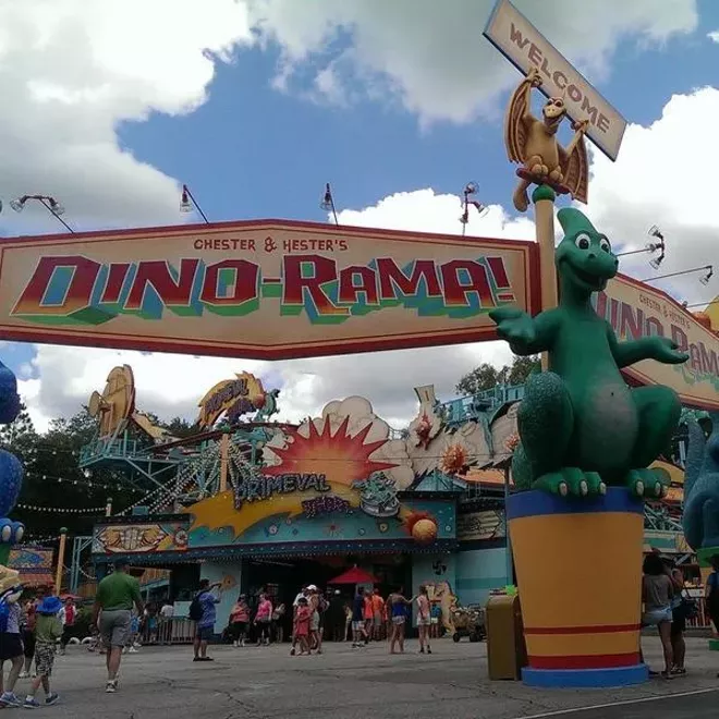Dino-Rama at Disney's Animal Kingdom - IMAGE VIA MARKYDEEDROP | TWITTER
