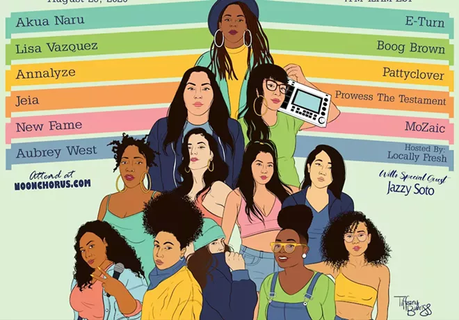 'Ladies First' detail from event flyer - IMAGE COURTESY THE GRAND COLLAB