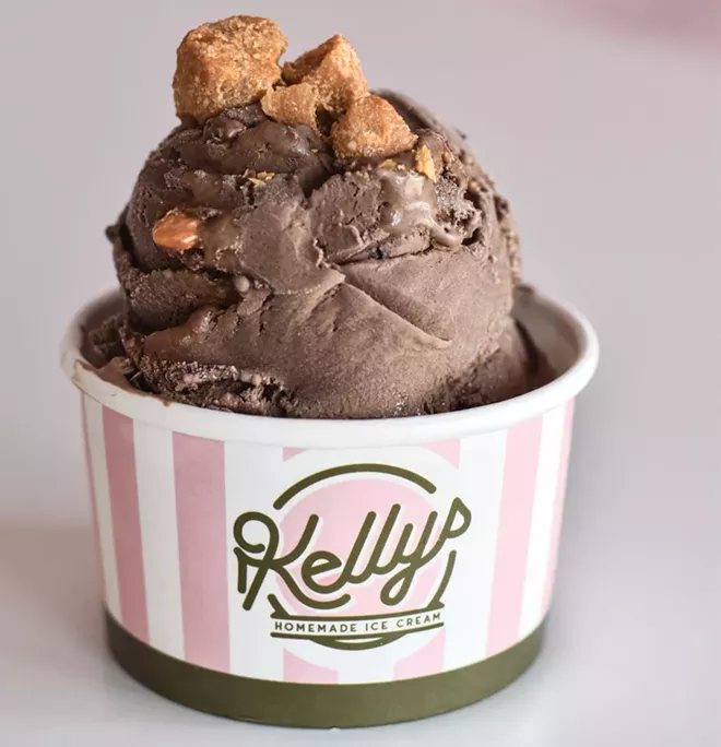 Midnight Crunch.at Kelly's Homemade Ice Cream