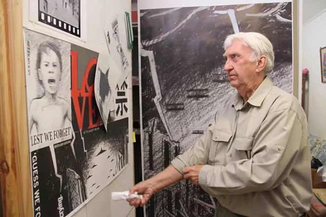 STILL FROM ‘CAN ART STOP A BULLET’ COURTESY F-REEL FILM