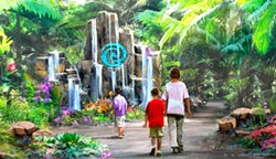 Epcot's new Moana-inspired water trail - CONCEPT ART VIA DISNEY / D23 TWITTER