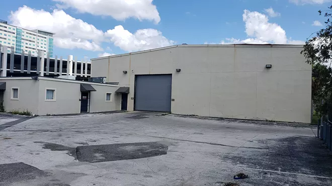 639 W. Robinson St., future site of a food truck park in the Creative Village - PHOTO VIA LOOPNET