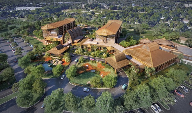 A previously proposed Africa-themed hotel at Busch Gardens Tampa. The concept was developed by Hetzel Design. - IMAGE VIA EXPEDITION THEME PARK | TWITTER