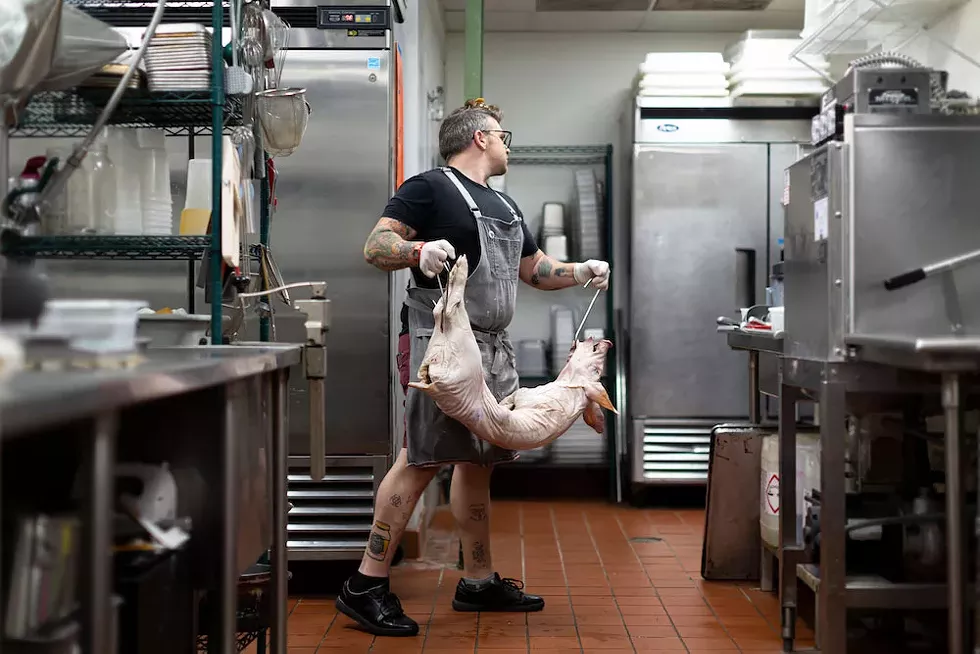 Eliot Hillis of Orlando Meats thinks there will be a 'resurgence' of skilled culinary workers. - PHOTO BY ROB BARTLETT