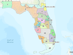 Proposed map that would greatly shrink Florida's 7th district. - FLORIDA HOUSE