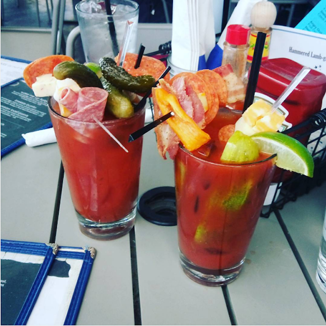 The build-your-own Hammered Lamb Bloody Mary - PHOTO VIA NIKOT2323/INSTAGRAM
