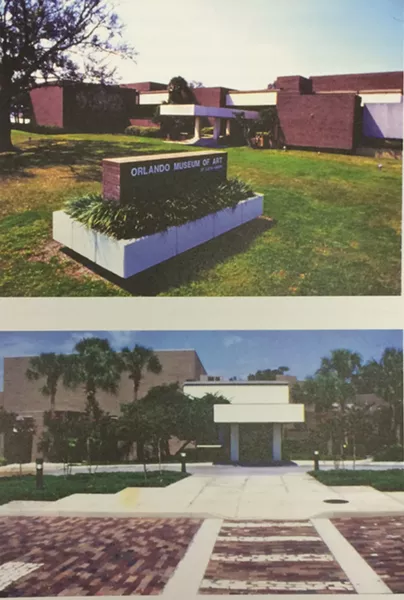 Old photos of the Orlando Museum of Art from their "Forward to 100" vision plan - IMAGES COURTESY ORLANDO MUSEUM OF ART