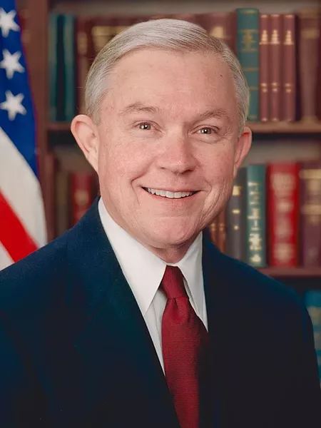 Jeff Sessions official portrait - PUBLIC DOMAIN