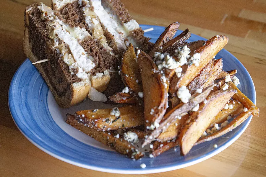 Mahi-mahi reuben - PHOTO BY ROB BARTLETT