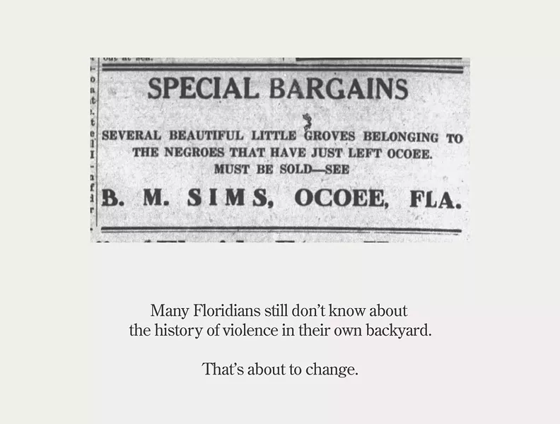 ORLANDO SENTINEL CLASSIFIED AD COURTESY ORANGE COUNTY REGIONAL HISTORY CENTER
